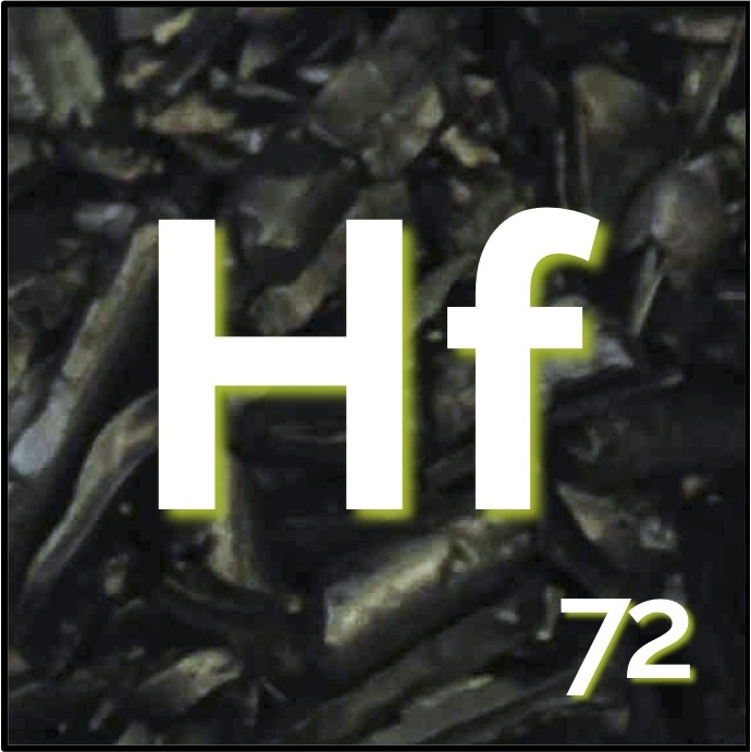 Barre de cristal d'hafnium Emballage HM 1