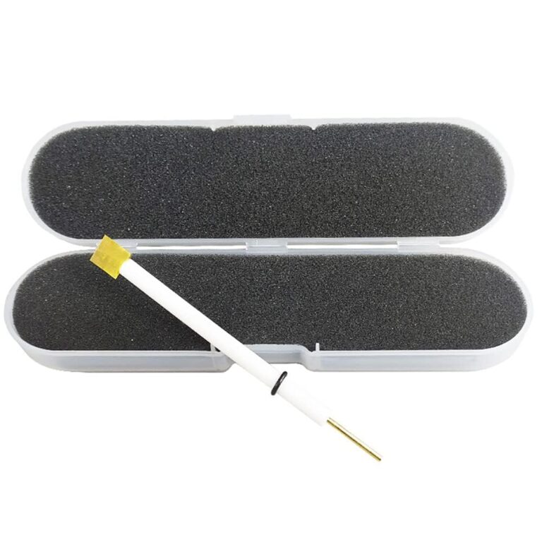 Electrode en feuille d'or