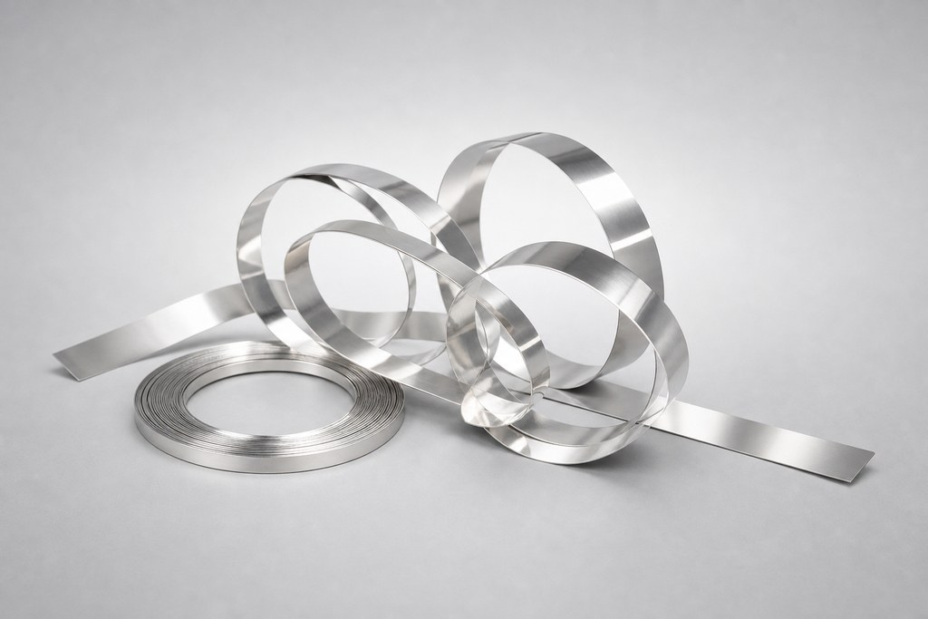 Tira y cinta de lámina de plata HM