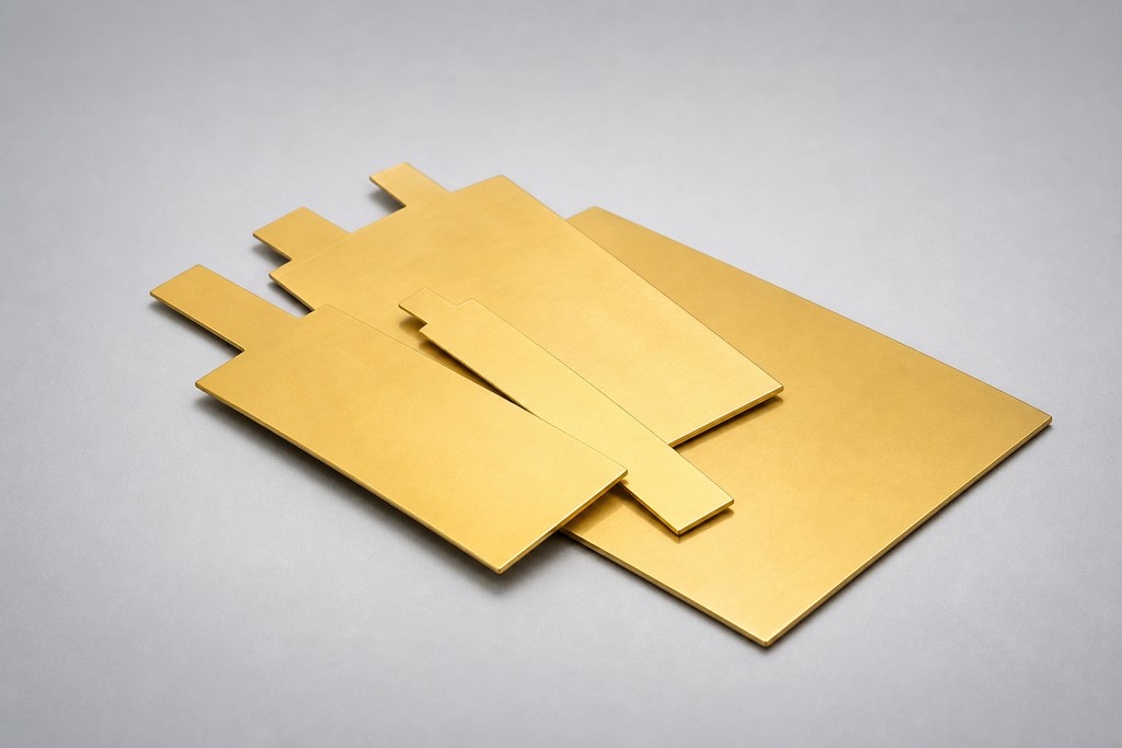 electrodo de lámina de oro de Hm Metal
